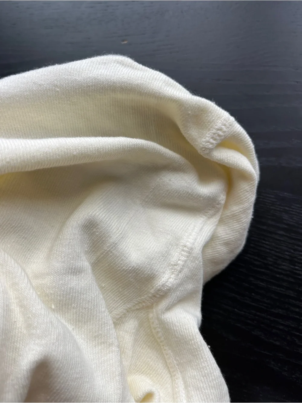 Cream Knit Tights Leggings Stockings Size 12-14 Off White